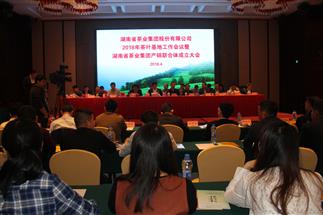  湖南省茶業(yè)集團2018年茶葉基地工作會議 暨產銷聯(lián)合體成立大會成功召開